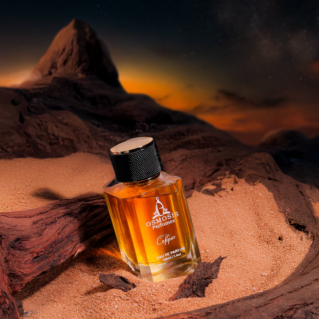 "Osmosis Perfumes Copper – A unique and daring scent with a metallic and spicy edge."