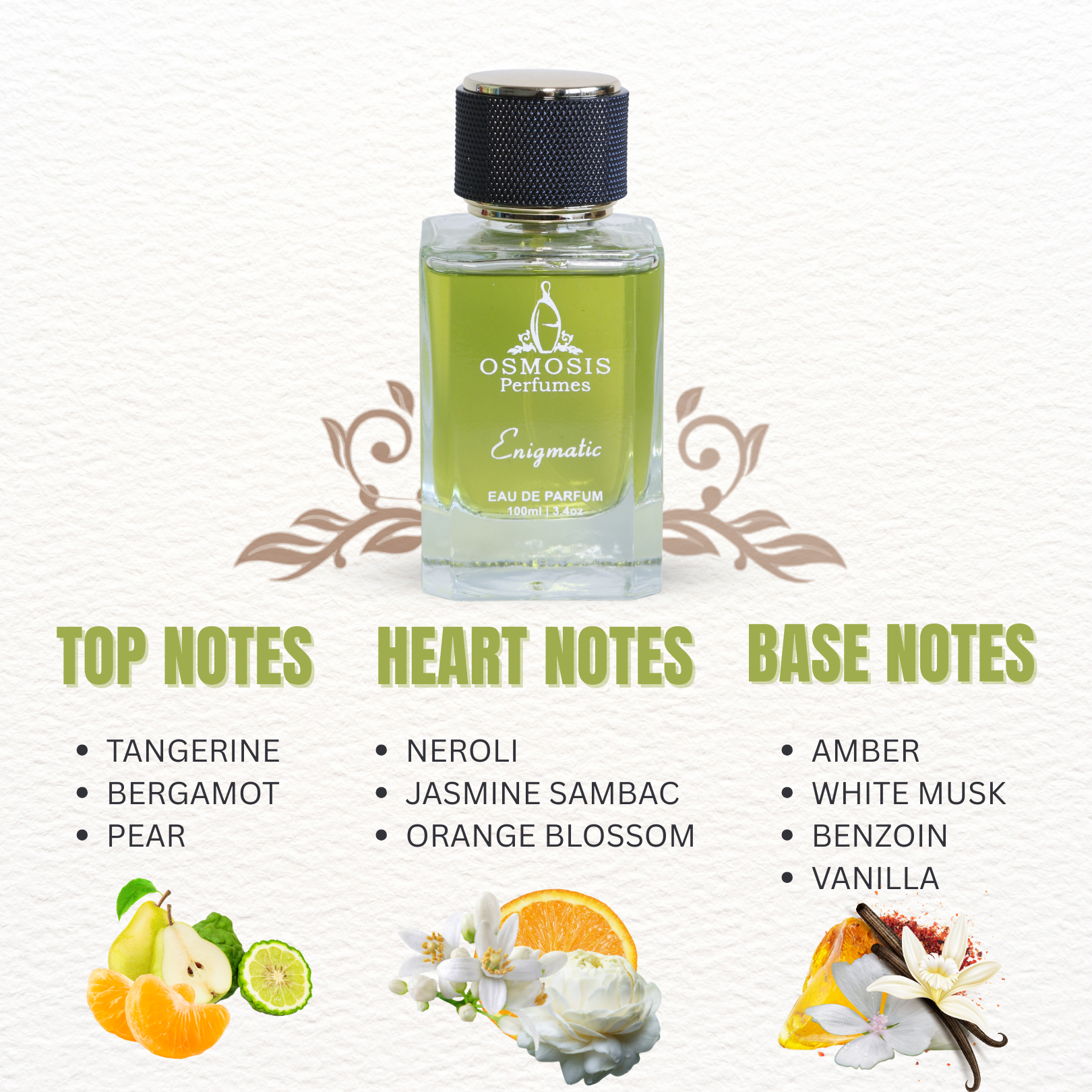 Enigmatic Bloom: Citrus Floral Fragrance