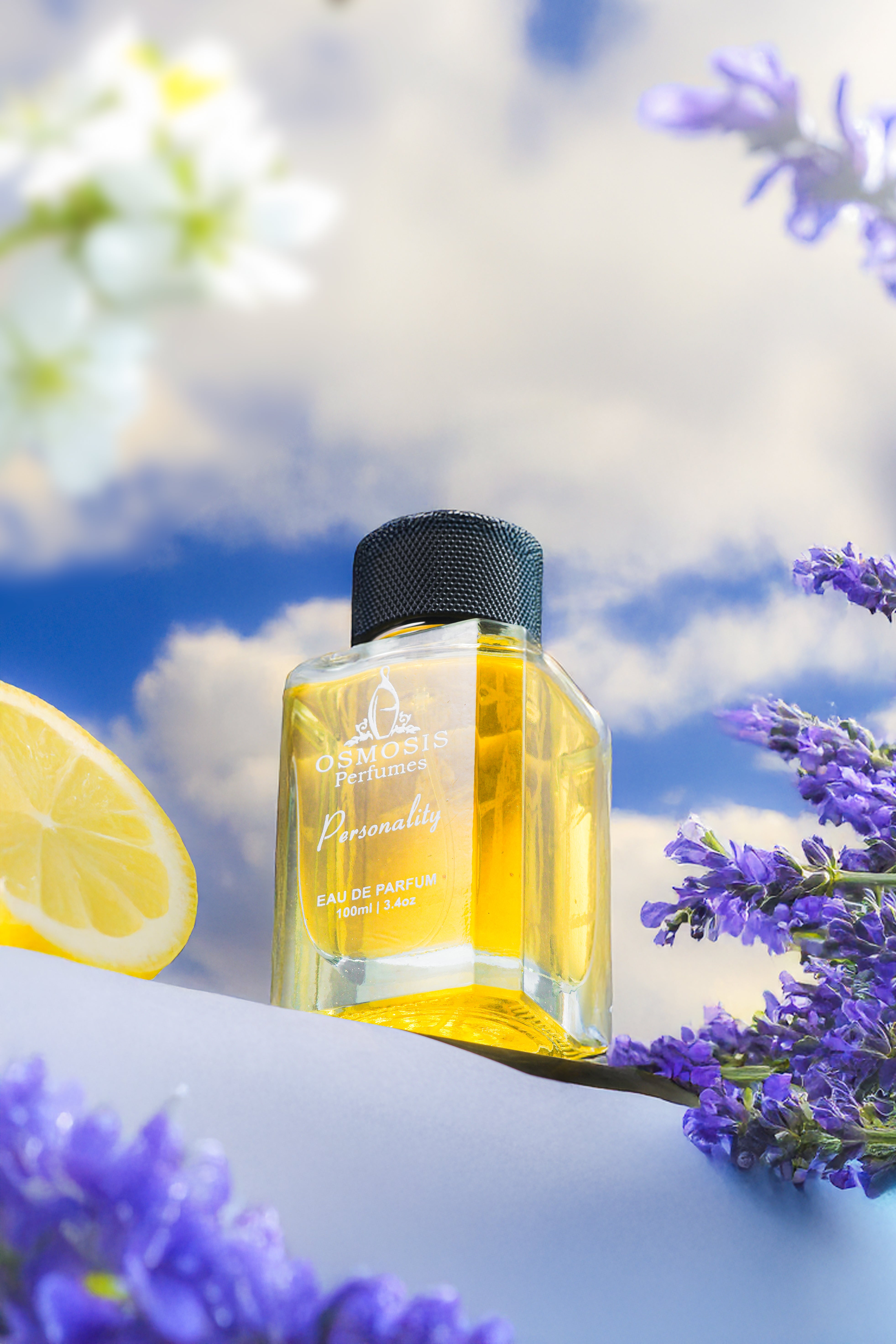 "Personality Essence Perfume by Osmosis – A refreshing blend of citrus, floral, amber, and cedar notes, perfect for everyday wear."