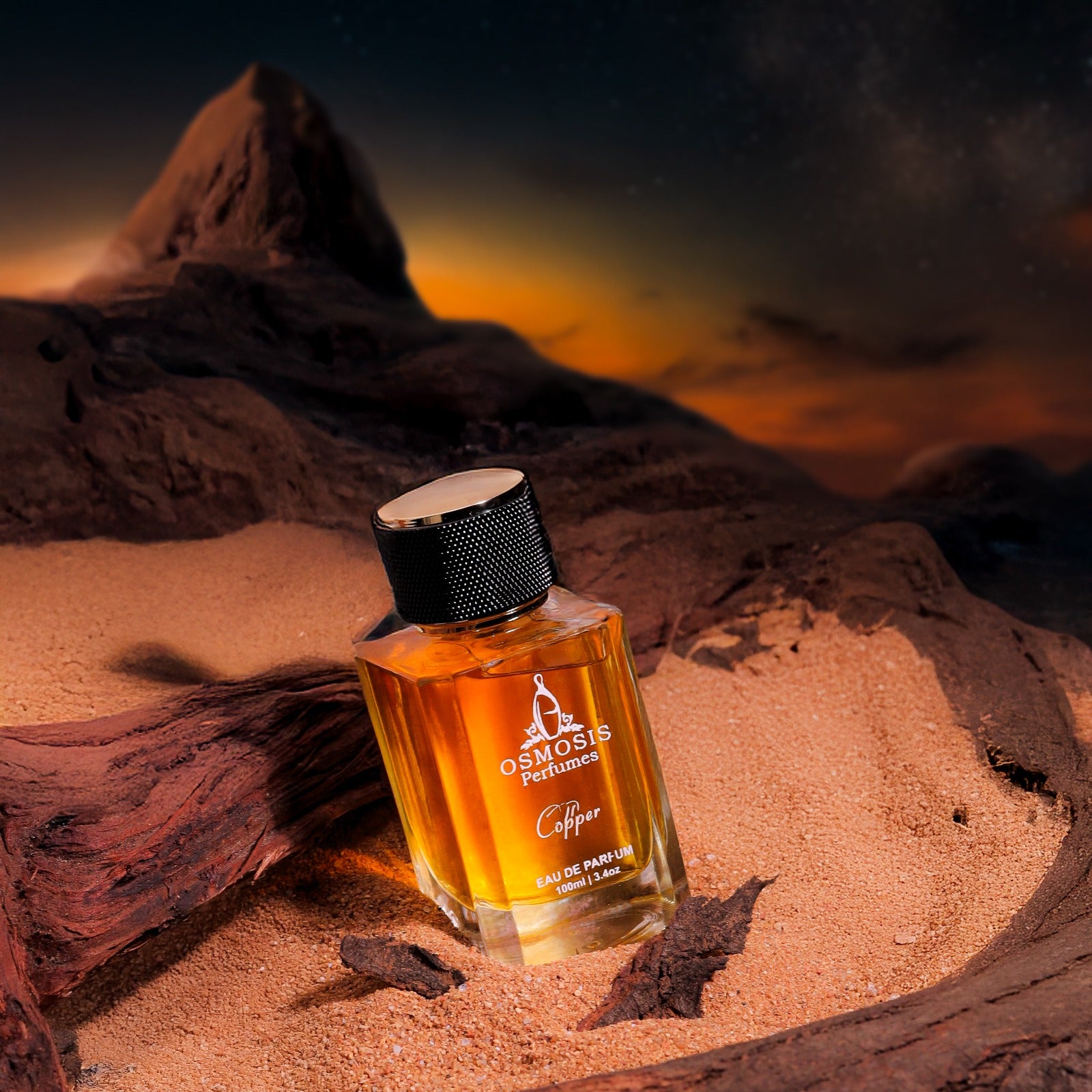 "Osmosis Perfumes Copper – A unique and daring scent with a metallic and spicy edge."


