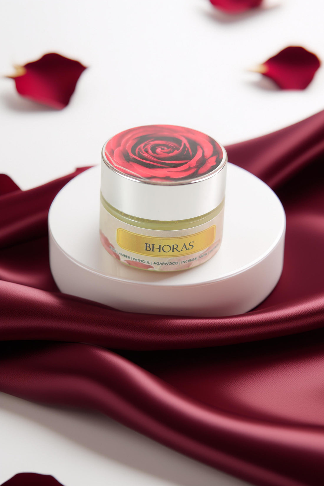 Bhoras Solid Perfume by Osmosis – Rich Oud & Saffron Fragrance Balm