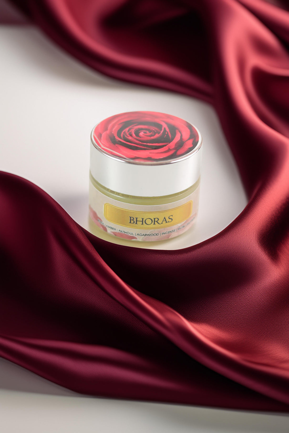 Bhoras Solid Perfume by Osmosis – Rich Oud & Saffron Fragrance Balm