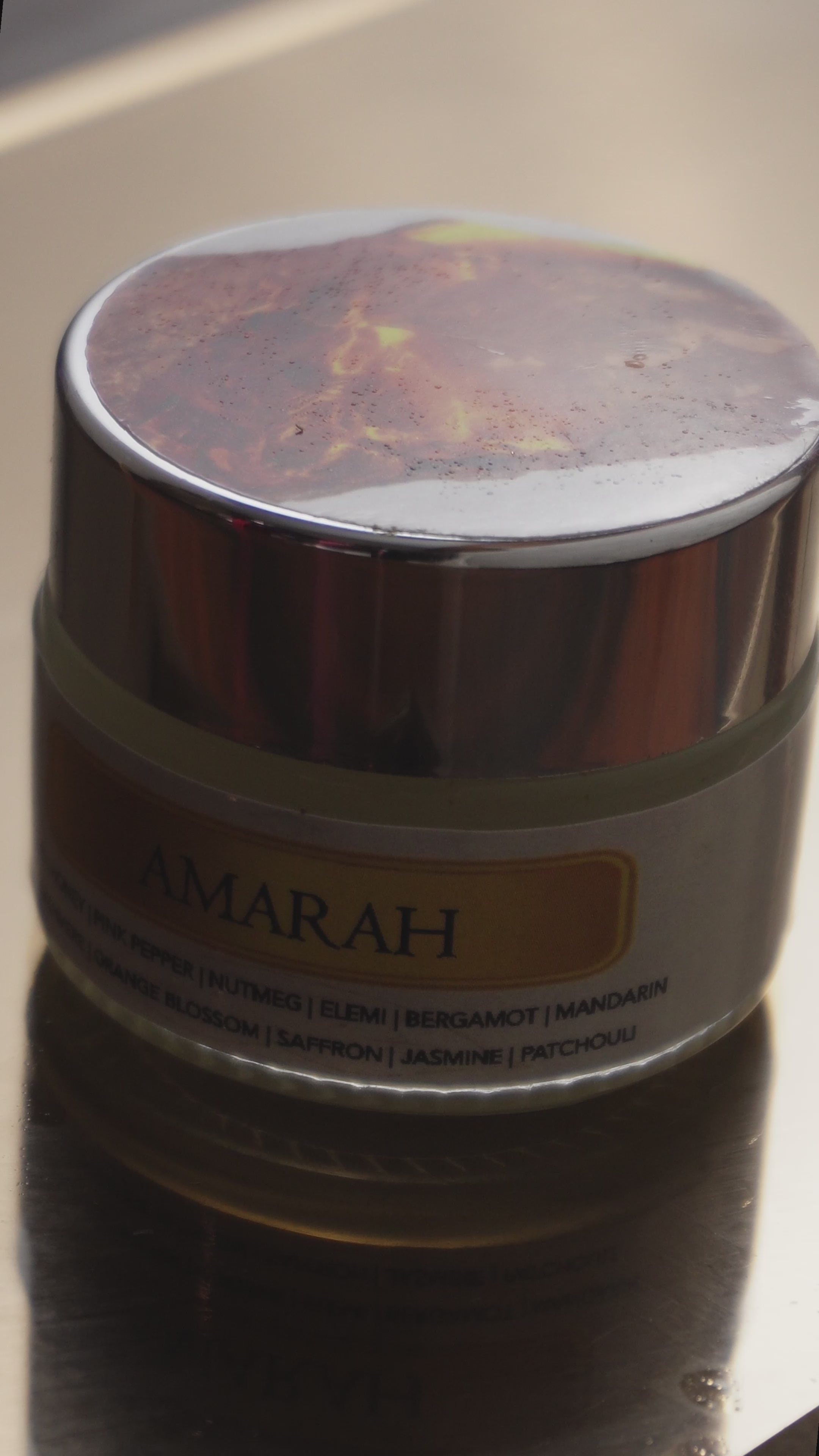 Amarah Solid Perfume – Luxury Pocket Fragrance Balm