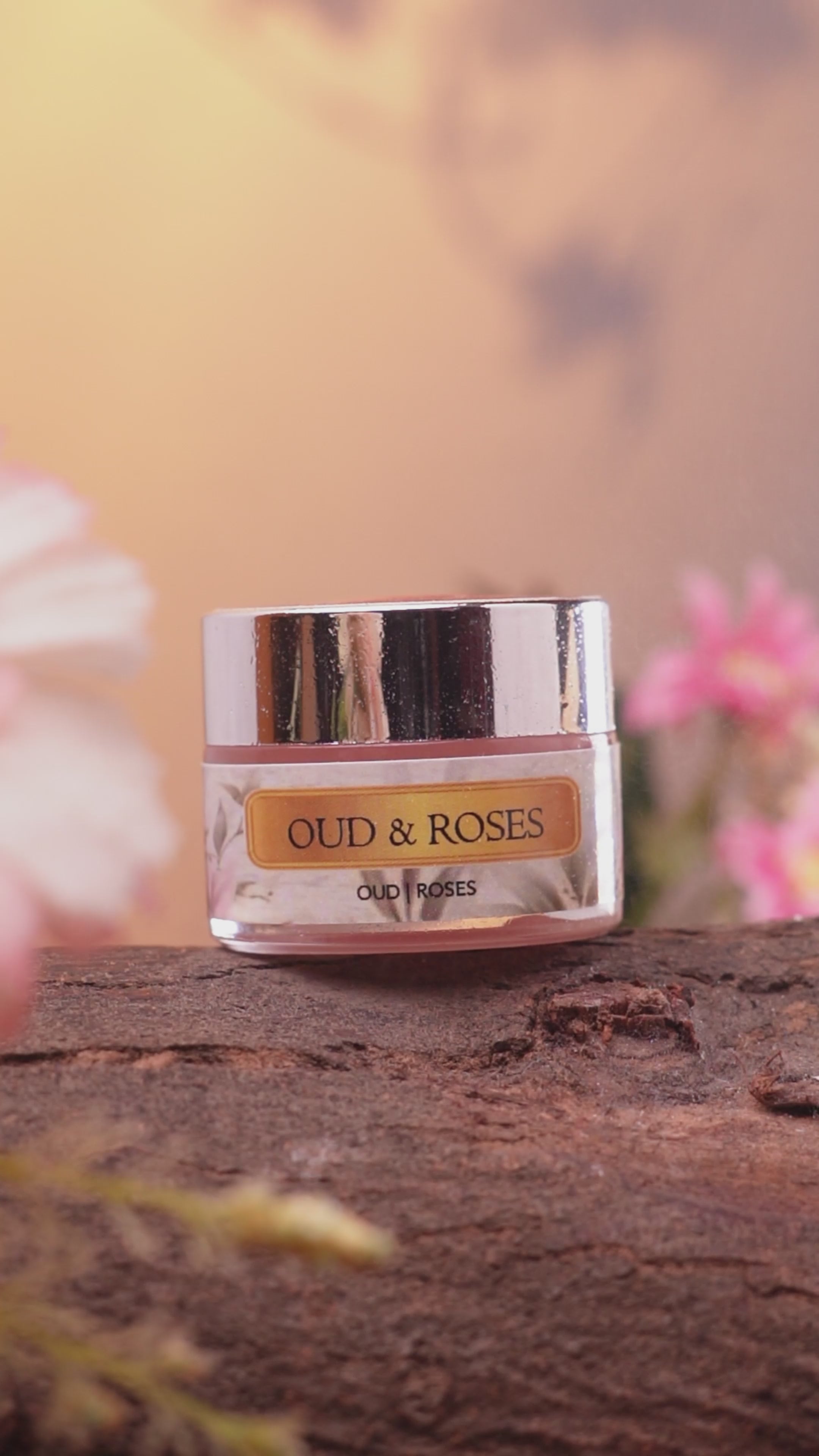 Oud & Roses Solid Perfume by Osmosis – Floral Oud Luxury Fragrance Balm