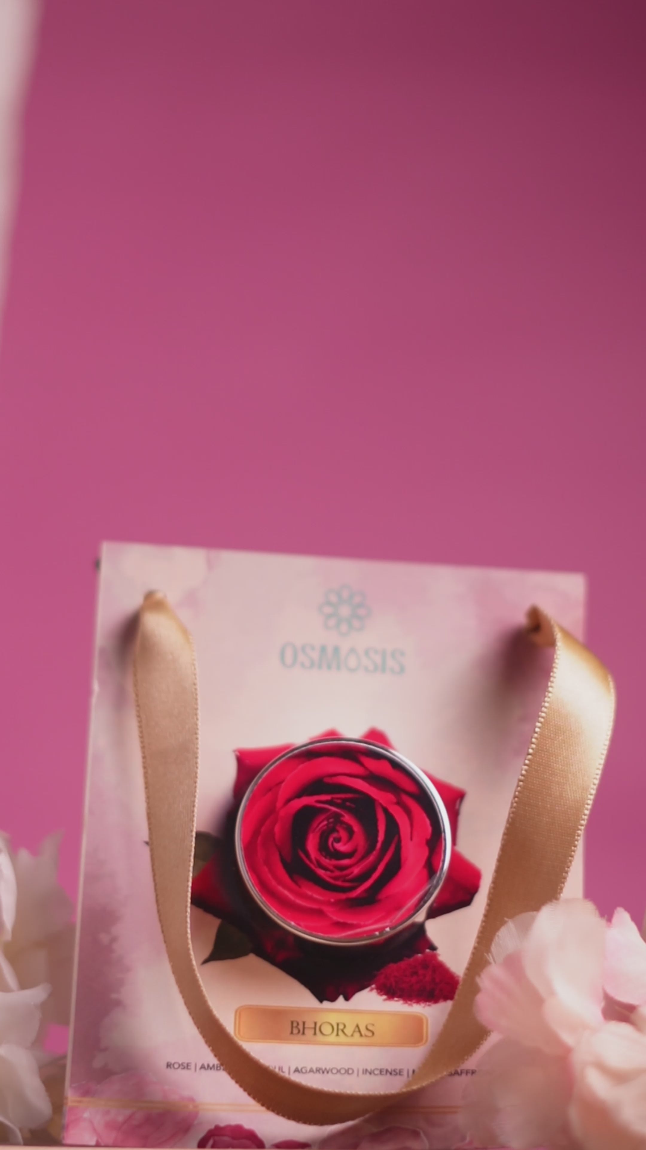 Bhoras Solid Perfume by Osmosis – Rich Oud & Saffron Fragrance Balm