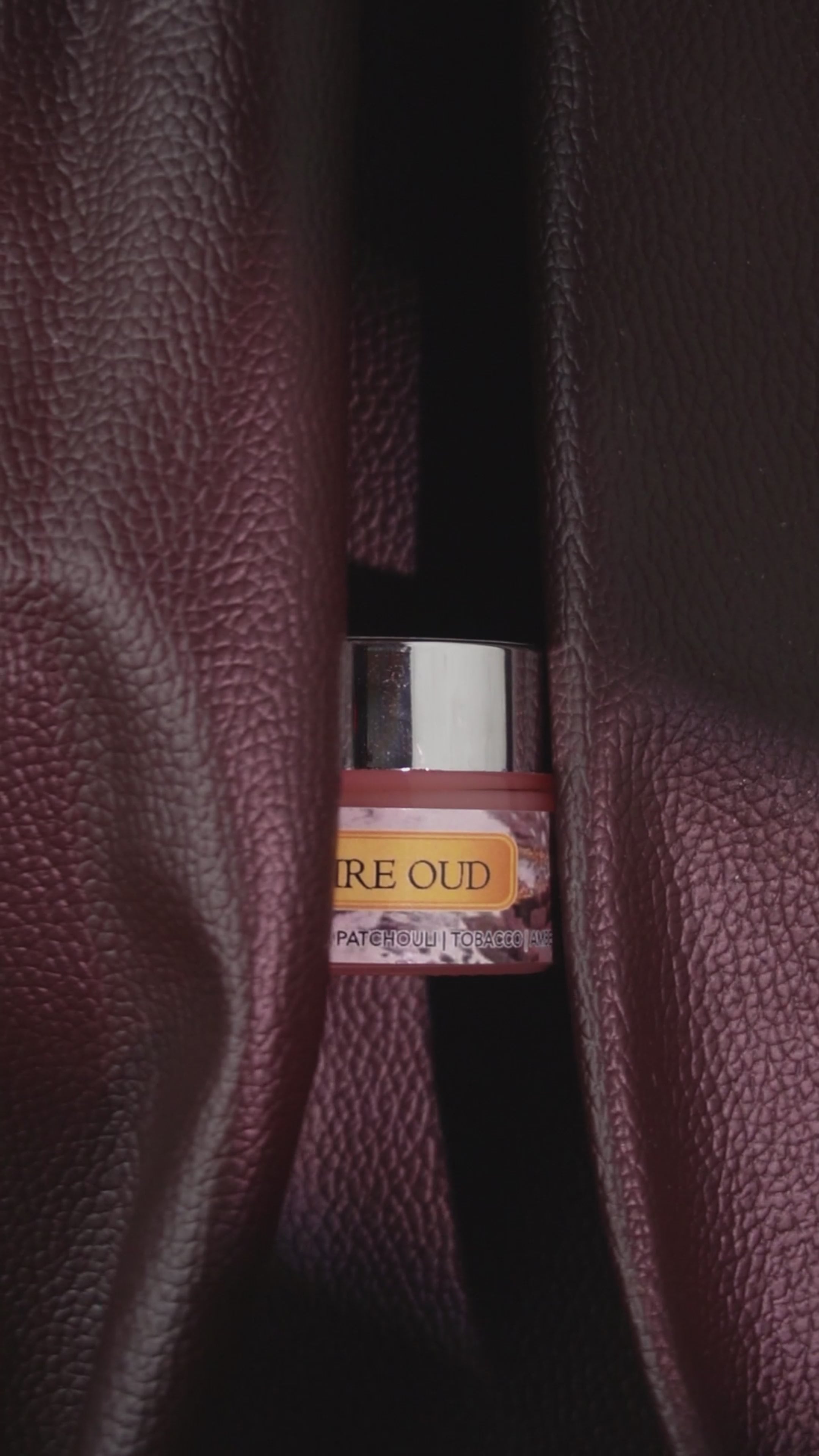Sapphire Oud Solid Perfume by Osmosis – Deep Leather Oud Luxury Fragrance Balm
