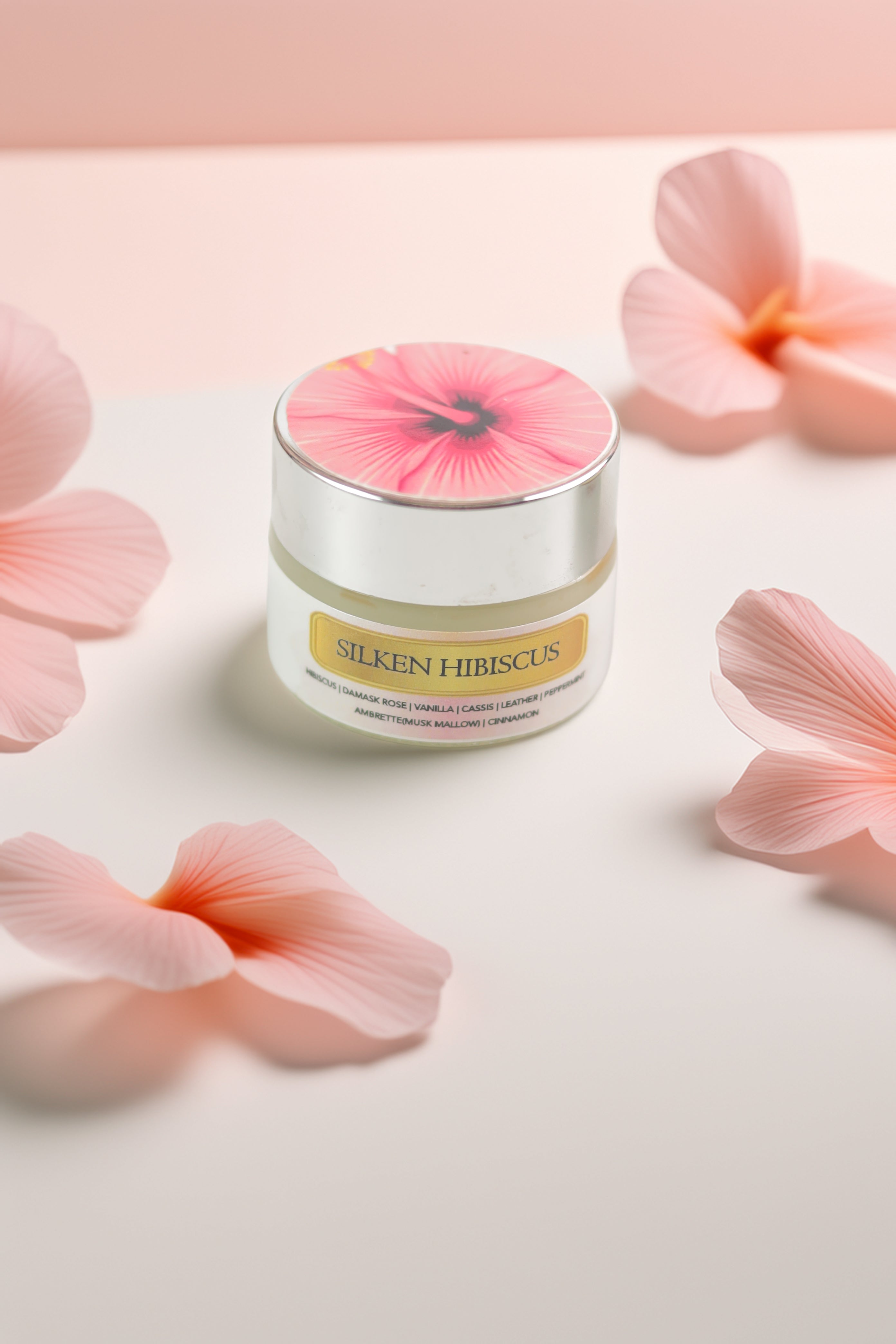 Silken Hibiscus Solid Perfume by Osmosis – Floral Gourmand Luxury Fragrance Balm